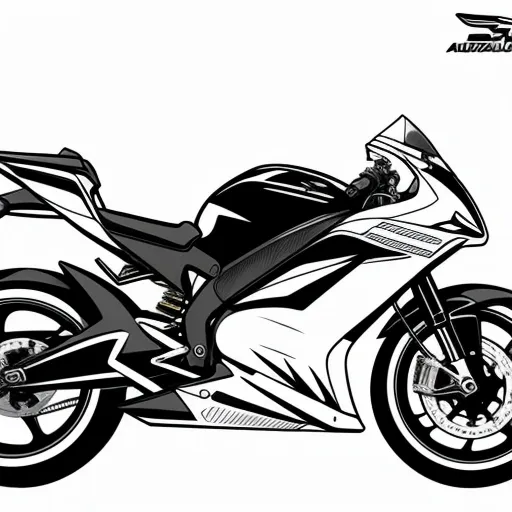 Electric Racer colouring page