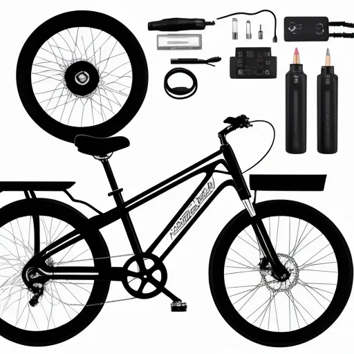 Electric Bicycle colouring page
