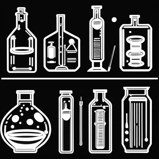 Science Laboratory colouring page