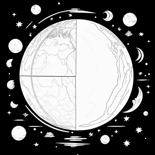Planet Earth colouring page