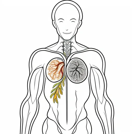 Human Body colouring page