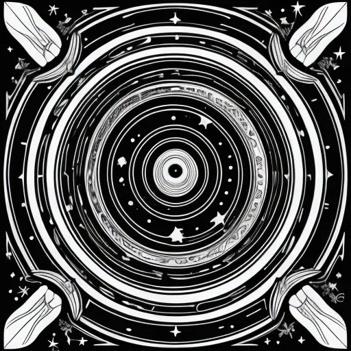 Planet Saturn colouring page